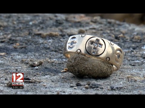 Woman finds wedding ring untouched in fire that destroyed her home