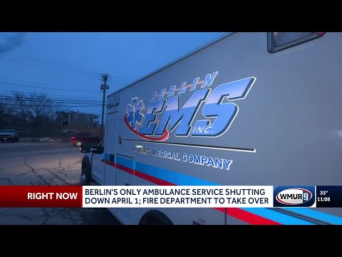 Berlin's only ambulance service shutting down April 1; fire department to take over