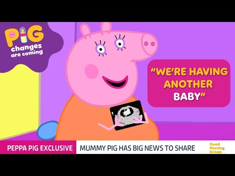 Mummy Pig's BREAKING News 🍼 | Good Morning Britain Peppa Pig Baby Announcement #PigChangesAreComing