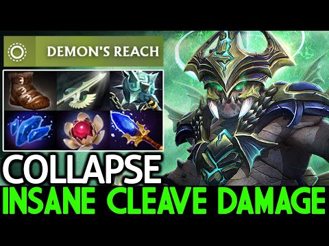 COLLAPSE [Underlord] Insane Cleave Damage with Atrophy Aura Dota 2