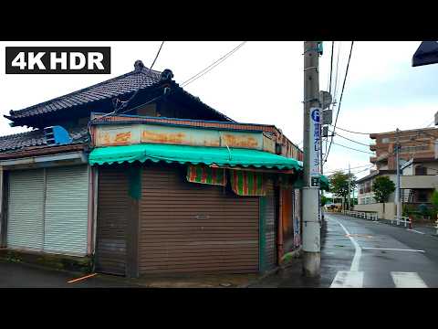 Light Rain Walk in Katsushika City’s Traditional Neighborhoods | Tokyo, Japan | 4K/HDR