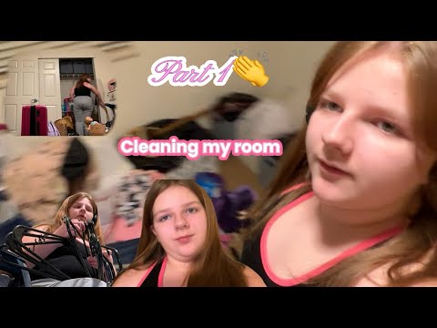 Cleaning my room part 1 👏 (getting ready for a cat)