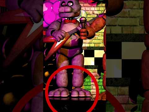 Why Is Bonnie FLOATING? #fnaf #fnafsecrets #shorts