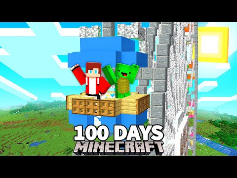 JJ And Mikey LOCKER For 100 DAY On ATTRACTION In Minecraft - Maizen