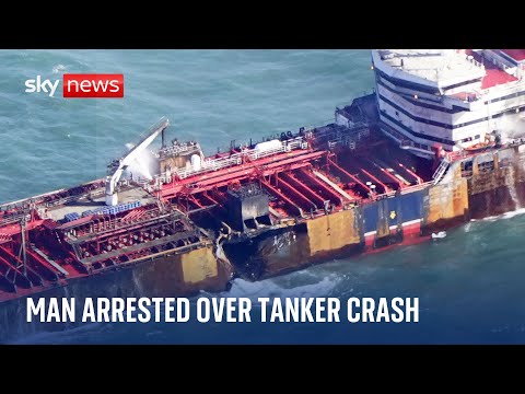 Man arrested in connection with tanker collision