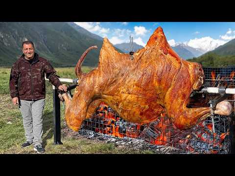 Roasted A Whole Double Humped Camel! THE BEST Meat You Can Try