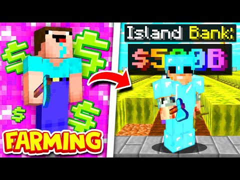 How FARMING can make you BILLIONS in Minecraft SKYBLOCK | Minecraft SKYBLOCK SERVER #4