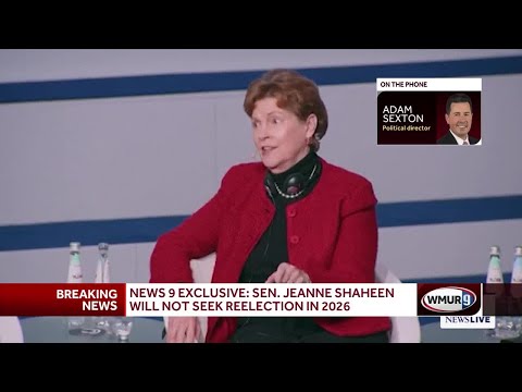 See full coverage of Jeanne Shaheen's decision to not run for reelection in 2026