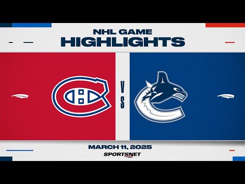 NHL Highlights | Canadiens vs. Canucks - March 11, 2025