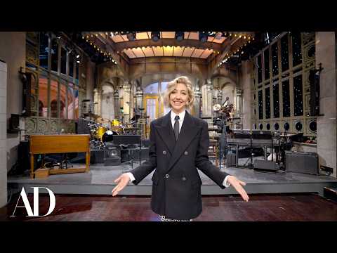 Inside SNL's Iconic Studio 8H (w/ Heidi Gardner, Chloe Fineman & Ego Nwodim) | Set Tour | AD