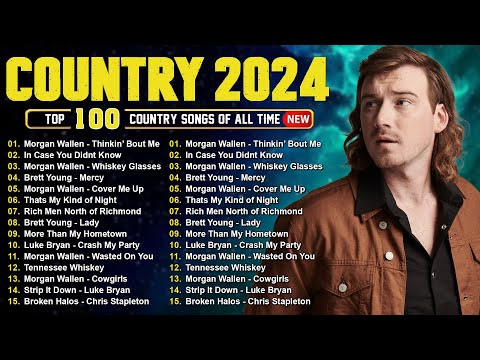 Country Music Playlist 2024 ~ Morgan Wallen, Luke Combs, Chris Stapleton, Kane Brown, Luke Bryan