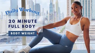 20min Full BODYWEIGHT Workout | Build Your Muscle & Strength