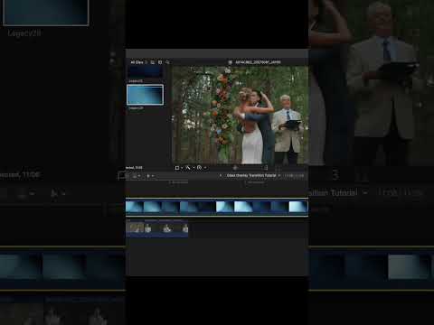 Glass effect transition tutorial #shorts