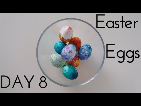 Watercolor Painting: Easter Eggs - Day 8