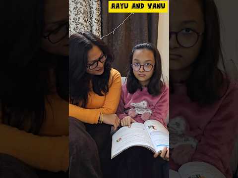 Mini Vlog 435 - Aayu ke TESTS se Vanu Pareshan 😃🤩🥰 #aayuandvanu #shorts #youtubeshorts #minivlog