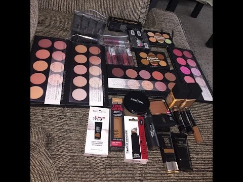 HUGE MAKE UP HAUL. BH COSMETICS, JORDANA,BLACK OPAL, BLACK RADIANCE