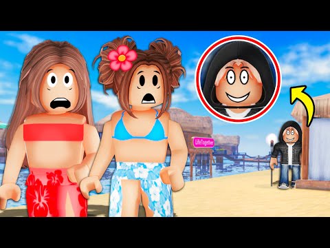 STALKER FOLLOWED US ON VACATION In Roblox Snapchat!!