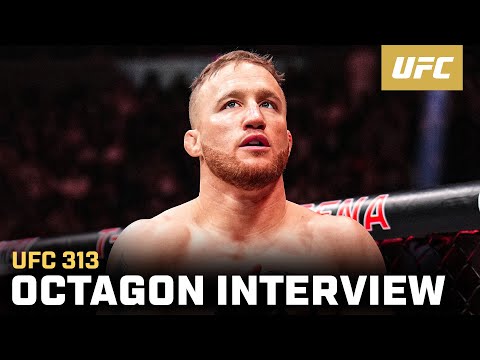 Justin Gaethje Octagon Interview | UFC 313