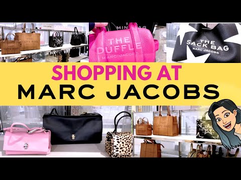 💓💓SHOPPING AT MARC JACOBS💓🛍 What's NEW at MARC JACOBS? MARC JACOBS BAG REVIEW 💓DUFFLE BAG DUAL BAG