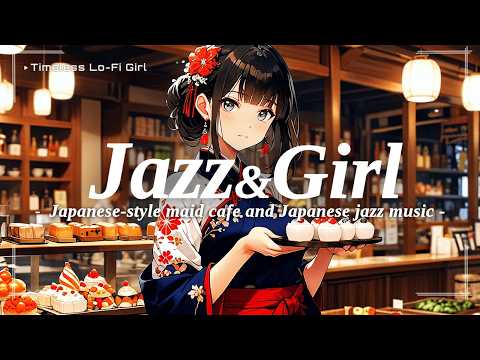 [Japanese-style jazz x relaxing background music] Japanese-style maid cafe&Japanese Relaxing jazz