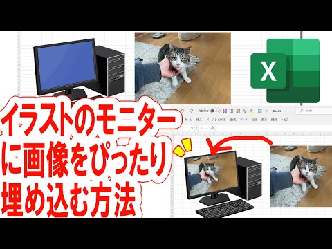 【Excel】モニター画面にピッタリ写真を埋め込む方法