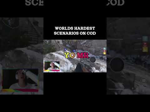 Worlds HARDEST SCENARIOS On Cod #shorts #callofduty #modernwarfare