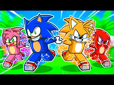 I Turned MY FRIENDS Into SONIC in Roblox!