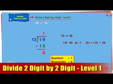 G5 - Module 5- Exercise 1- Divide 2 Digit by 2 Digit - Level 1 | Appu Series | Grade 5 Math Learning