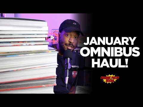 My EPIC December & January OMNIBUS HAUL! | Marvel, DC , Art Books & More!