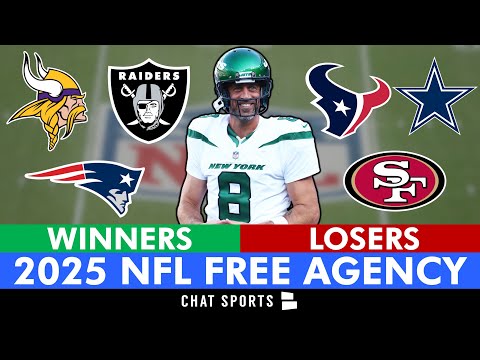 UPDATED 2025 NFL Free Agency Winners & Losers Ft. Patriots, Vikings, Cowboys, 49ers And Raiders