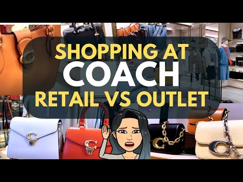 ❓❓COACH RETAIL VS OUTLET - What is the difference? Worth it? Popular Coach Bags Coach Handbag Lovers