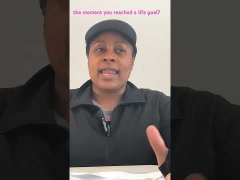 Life goals list: The moment you realized #lifegoalsachieved #lifegoalsinspirations #lifegoal