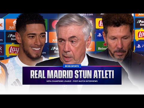 "I am DEAD" Ancelotti on CRAZY match as Real Madrid advance | "I'm VERY PROUD" Simeone on Atleti 🤯