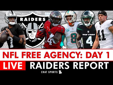 Raiders Free Agency LIVE: 2025 NFL Free Agency Tracker + Las Vegas Raiders Rumors & NFL News | Day 1