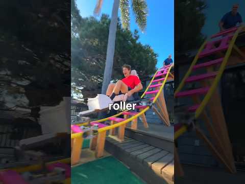 I Built a Roller Coaster In My Backyard!😱🎢