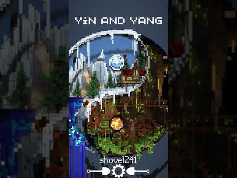 #shorts Minecraft Build: Yin and Yang Base