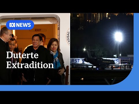 Duterte en route to Hague to front International Criminal Court | ABC NEWS