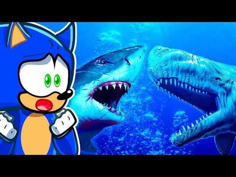 Sonic Reacts To MEGALADON Vs LIVYATAN!