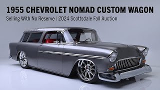 FIRST LOOK - 1955 Chevrolet Nomad Custom Wagon - BARRETT-JACKSON 2024 SCOTTSDALE FALL AUCTION