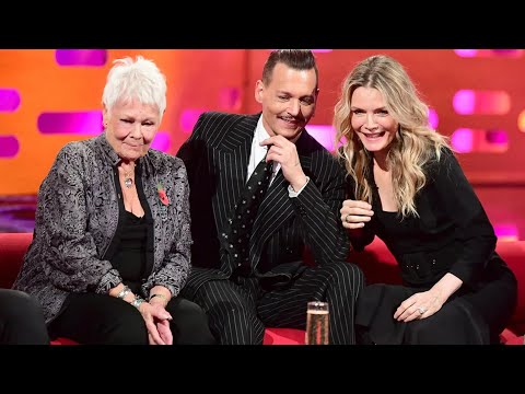 Johnny Depp and Judi Dench on Graham Norton Show talking about their past movies together