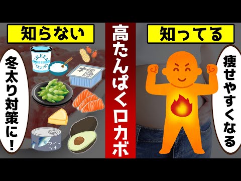 冬太り対策にも！意外に知らない高タンパク＆ロカボな食べ物16選【ゆっくり解説】