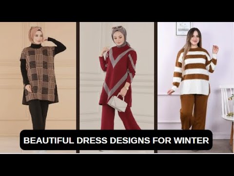 WINTER COLLECTION FOR LADIES || FASHIONABLE LADIES DRESS WITH HIJAB || BEAUTIFUL MUSLIM WOMEN