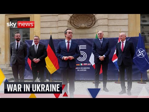 European defence ministers hold meeting on Ukraine