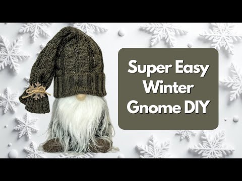 Crafting A Cozy Winter Gnome - Diy Gnome Tutorial