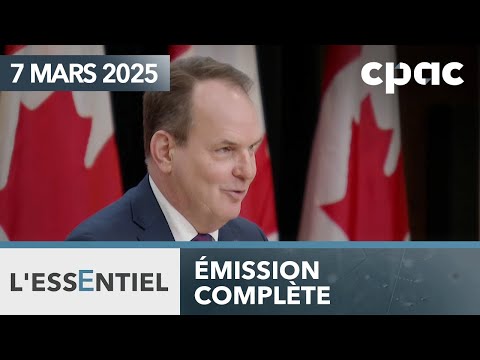 L'Essentiel : Ottawa déploie des mesures pour aider les entreprises – 7 mars 2025