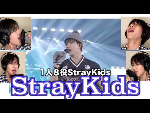 StrayKidsのStrayKidsを1人8役で歌ってみた結果www