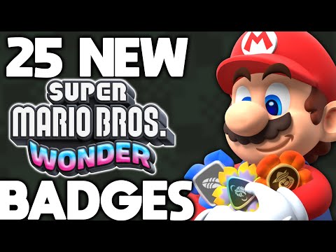 I Made 25 NEW Super Mario Bros Wonder Badges