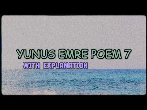 Yunus Emre Poem 7 - Raha e  Ishq | AB Khaliq