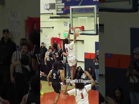 Alijah Arenas SAVAGE DUNK on senior night! #alijaharenas