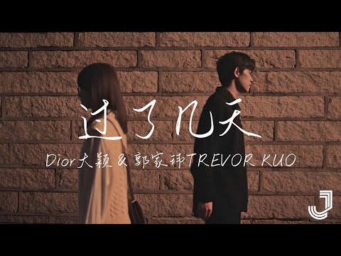 Dior大穎 & 郭家瑋TREVOR KUO - 过了几天（合唱版)   |「我还是放不下你 带着情绪 就算我再也没有你的消息」|【动态歌词 Lyrics】